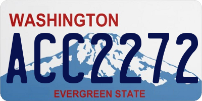WA license plate ACC2272