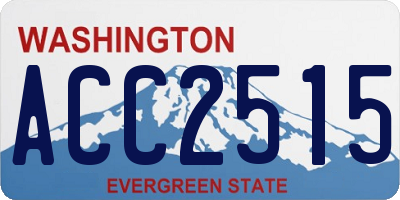WA license plate ACC2515