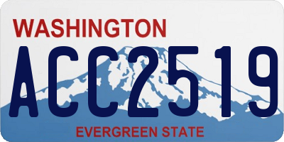 WA license plate ACC2519