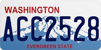 WA license plate ACC2528