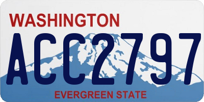 WA license plate ACC2797