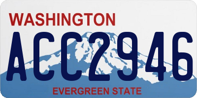 WA license plate ACC2946