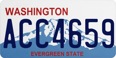 WA license plate ACC4659