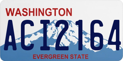WA license plate ACI2164