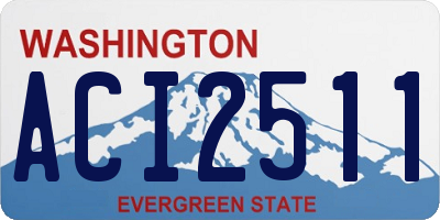 WA license plate ACI2511