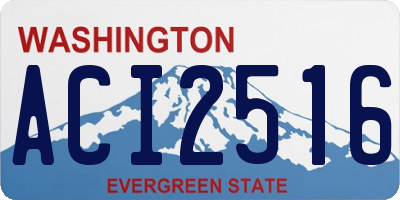 WA license plate ACI2516