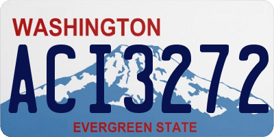 WA license plate ACI3272
