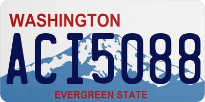 WA license plate ACI5088