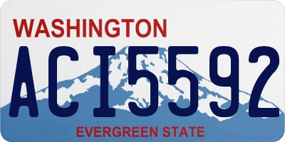 WA license plate ACI5592
