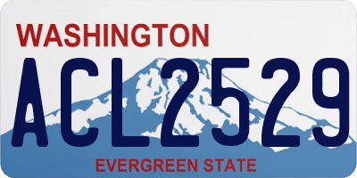 WA license plate ACL2529