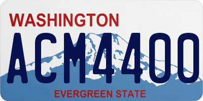 WA license plate ACM4400