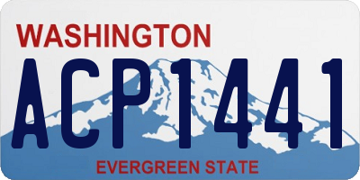 WA license plate ACP1441