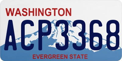 WA license plate ACP3368