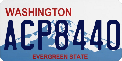 WA license plate ACP8440