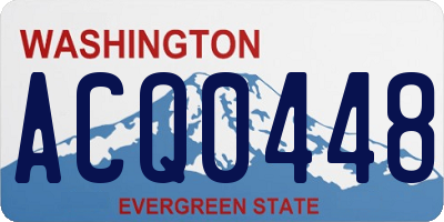 WA license plate ACQ0448