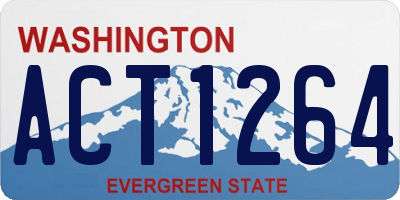 WA license plate ACT1264