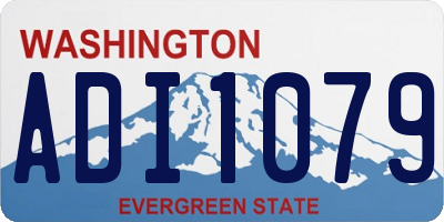 WA license plate ADI1079
