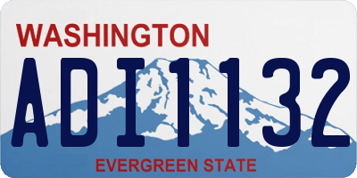 WA license plate ADI1132