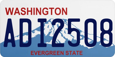 WA license plate ADI2508