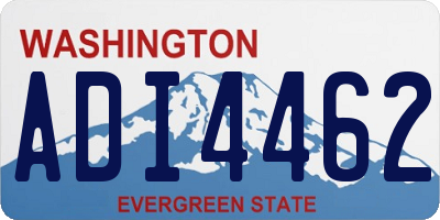 WA license plate ADI4462