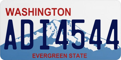 WA license plate ADI4544