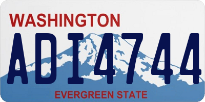 WA license plate ADI4744