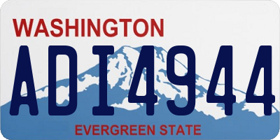 WA license plate ADI4944