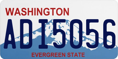 WA license plate ADI5056
