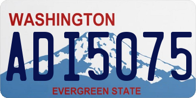 WA license plate ADI5075