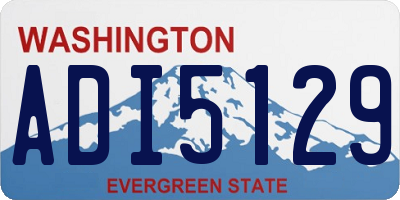 WA license plate ADI5129