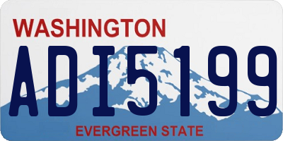 WA license plate ADI5199
