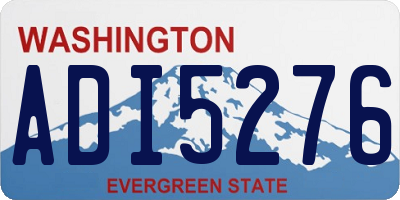 WA license plate ADI5276