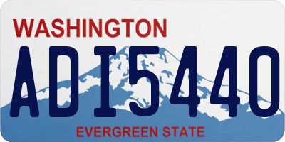 WA license plate ADI5440
