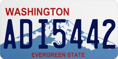 WA license plate ADI5442