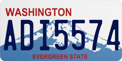 WA license plate ADI5574