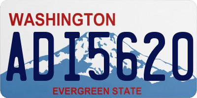 WA license plate ADI5620
