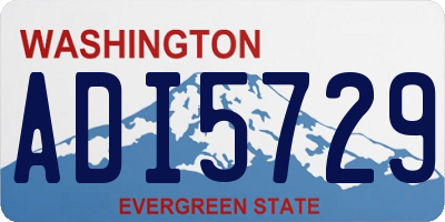 WA license plate ADI5729