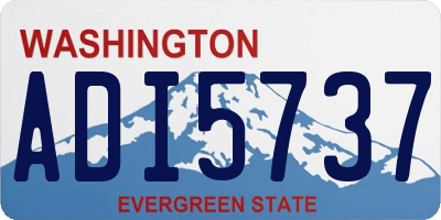 WA license plate ADI5737