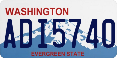 WA license plate ADI5740