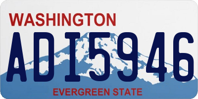 WA license plate ADI5946