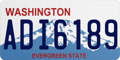 WA license plate ADI6189
