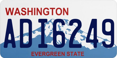 WA license plate ADI6249