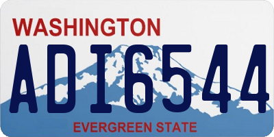 WA license plate ADI6544