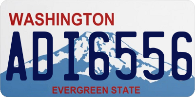 WA license plate ADI6556