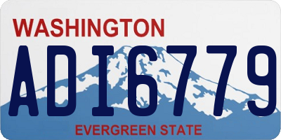WA license plate ADI6779