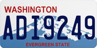 WA license plate ADI9249