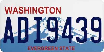 WA license plate ADI9439