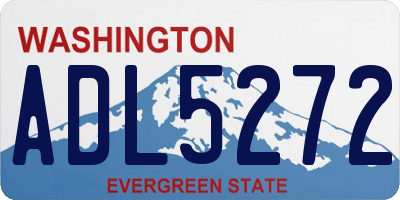 WA license plate ADL5272