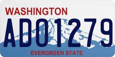 WA license plate ADO1279