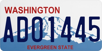 WA license plate ADO1445